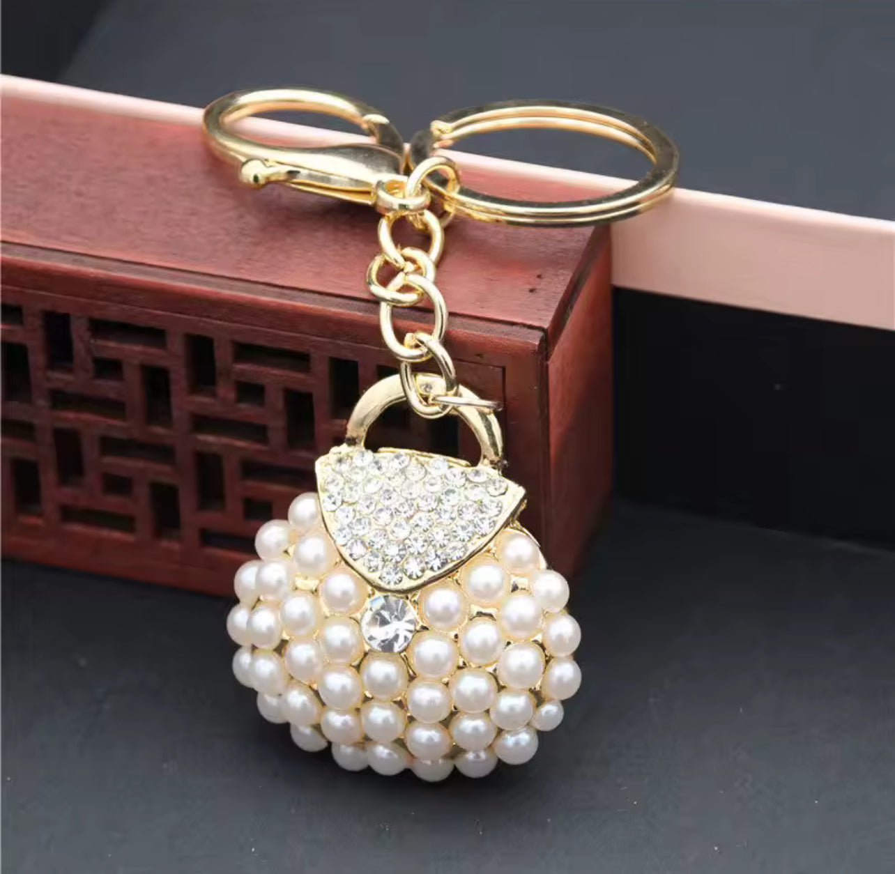 Crystal Handbag Keychains