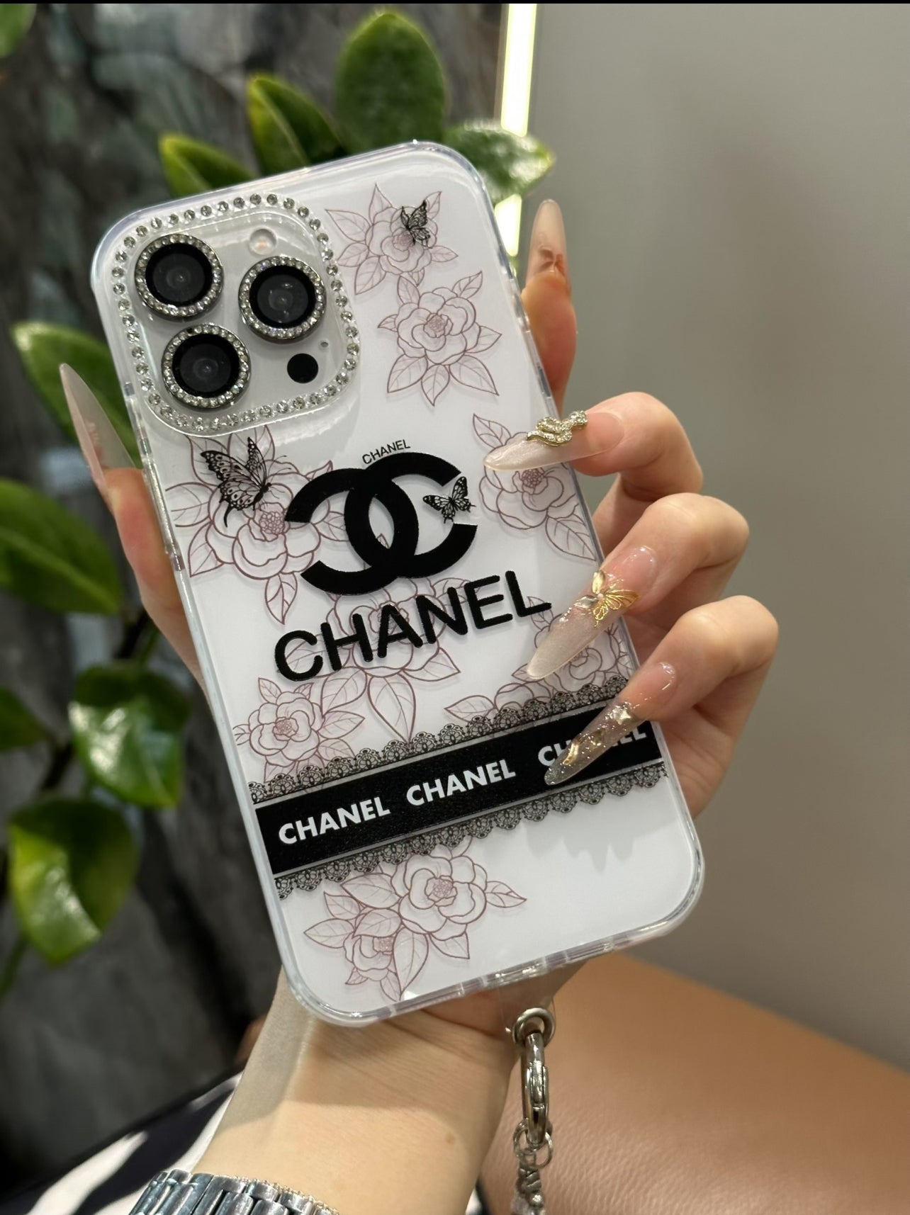 Clear Flowers Strap