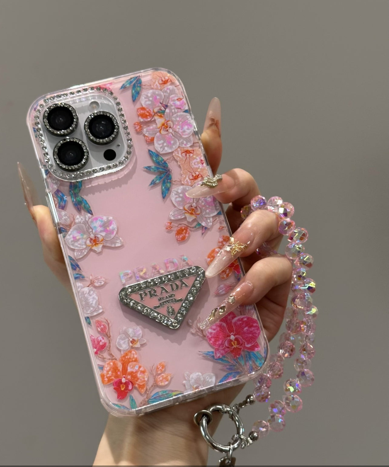 Clear Flowers Strap