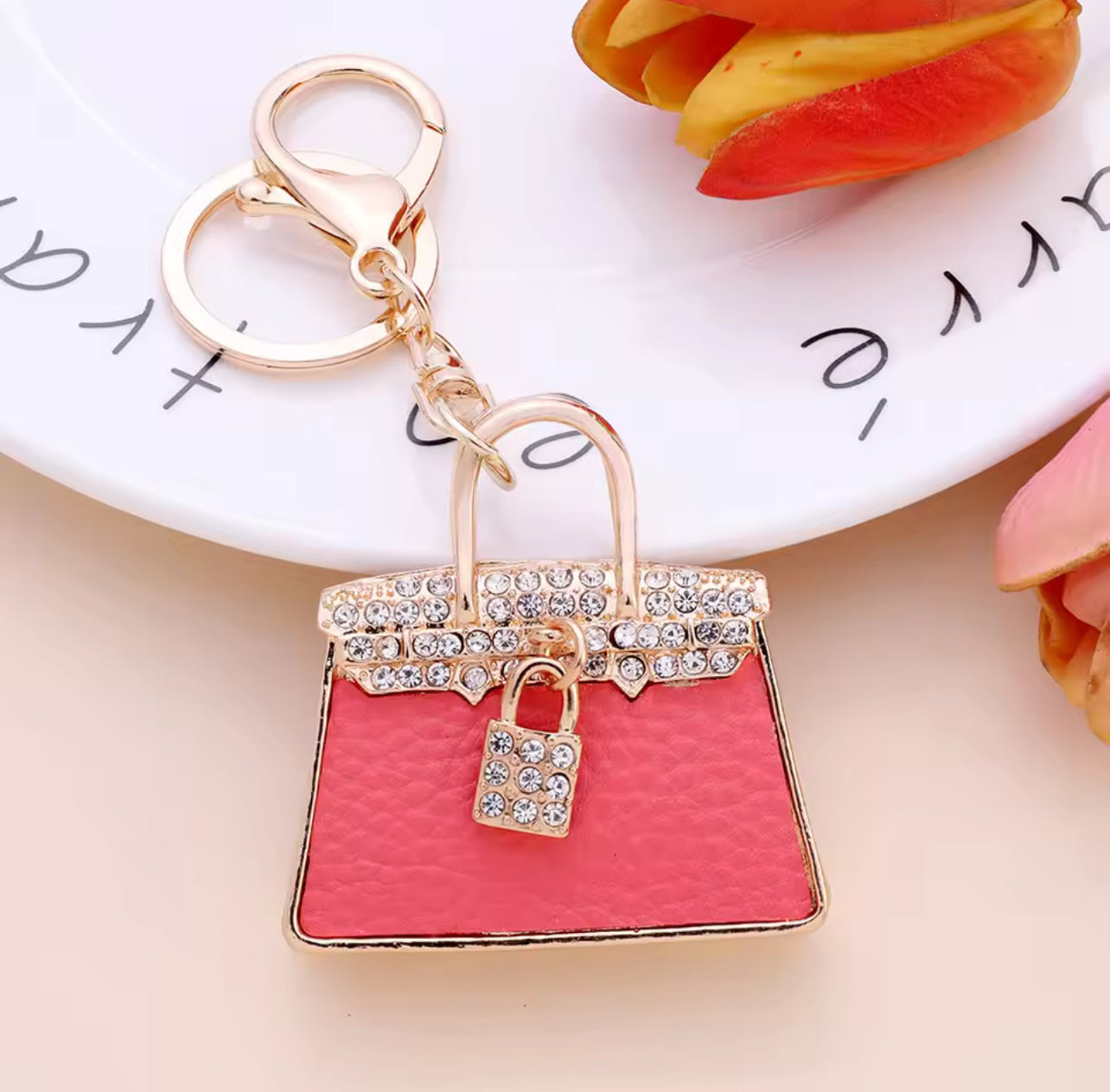Crystal Handbag Keychains