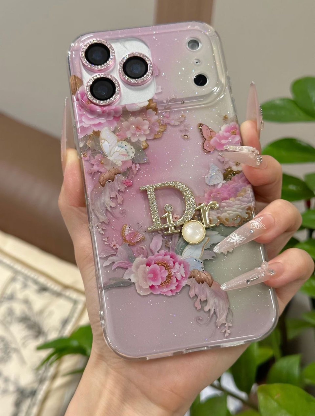 Clear Flowers Strap