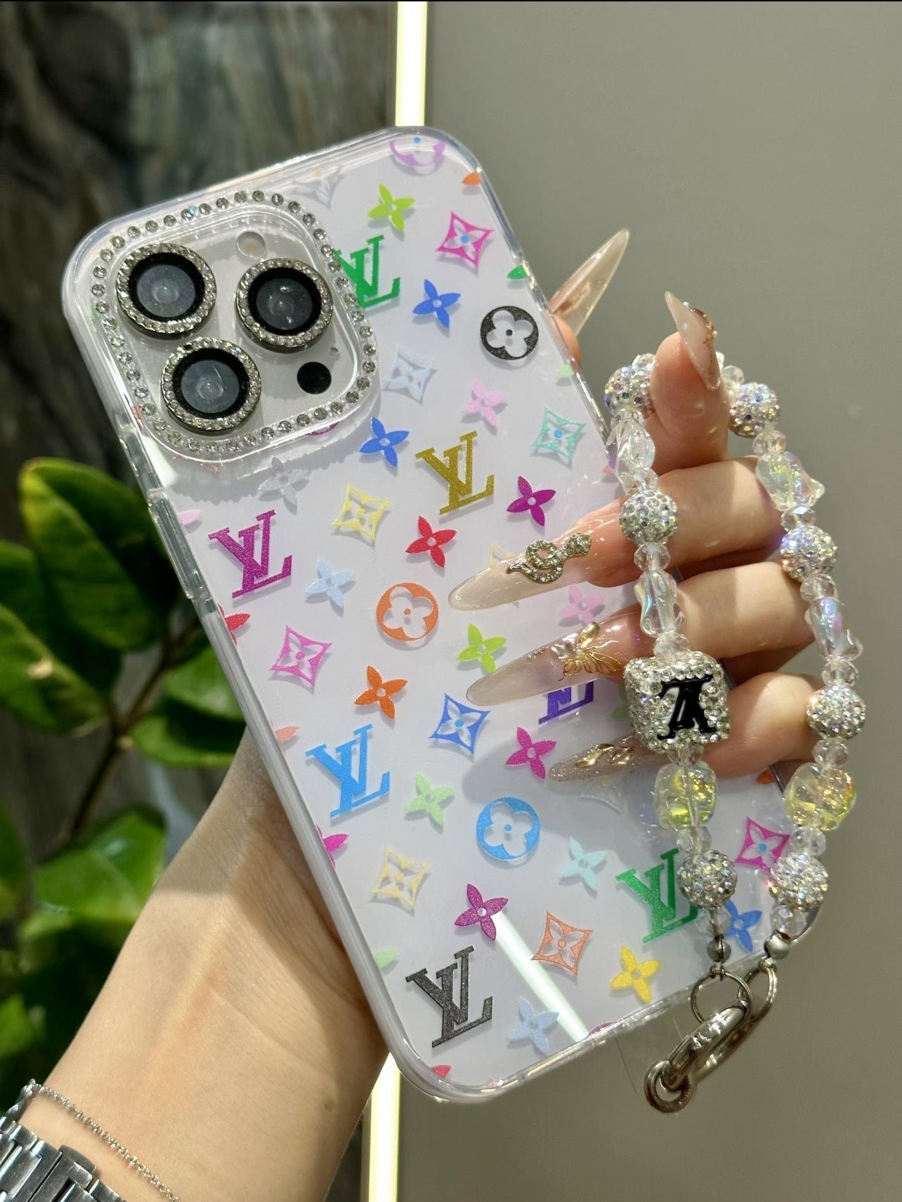Clear Flowers Strap