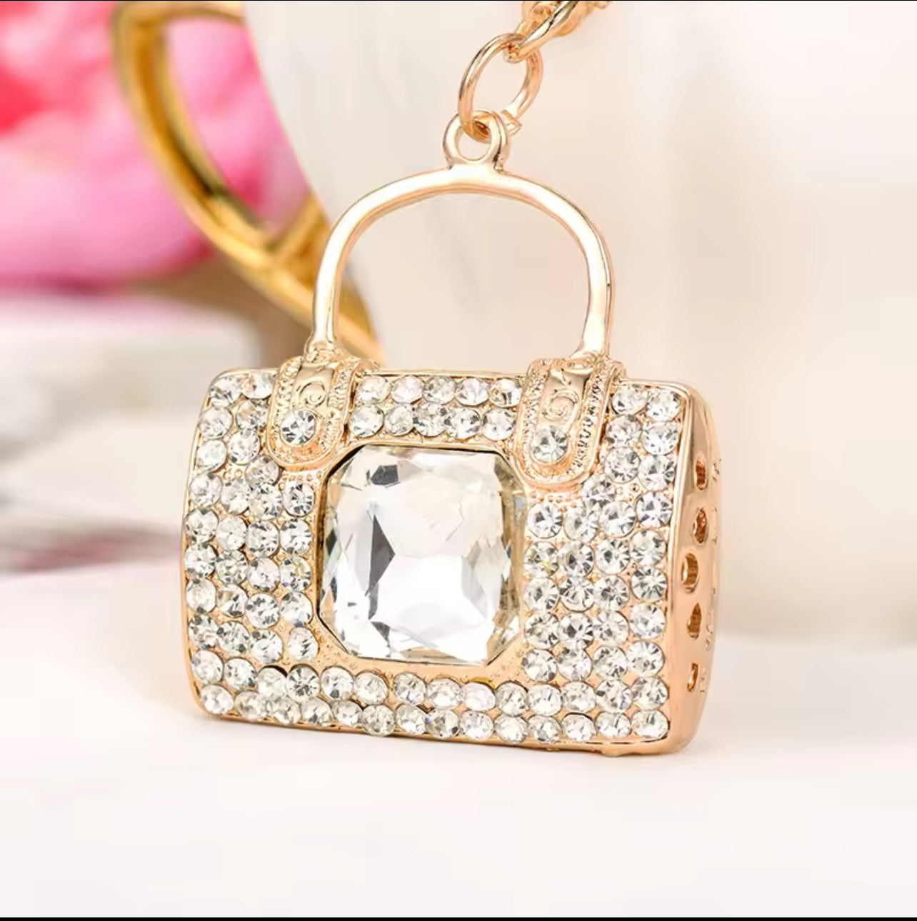 Crystal Handbag Keychains