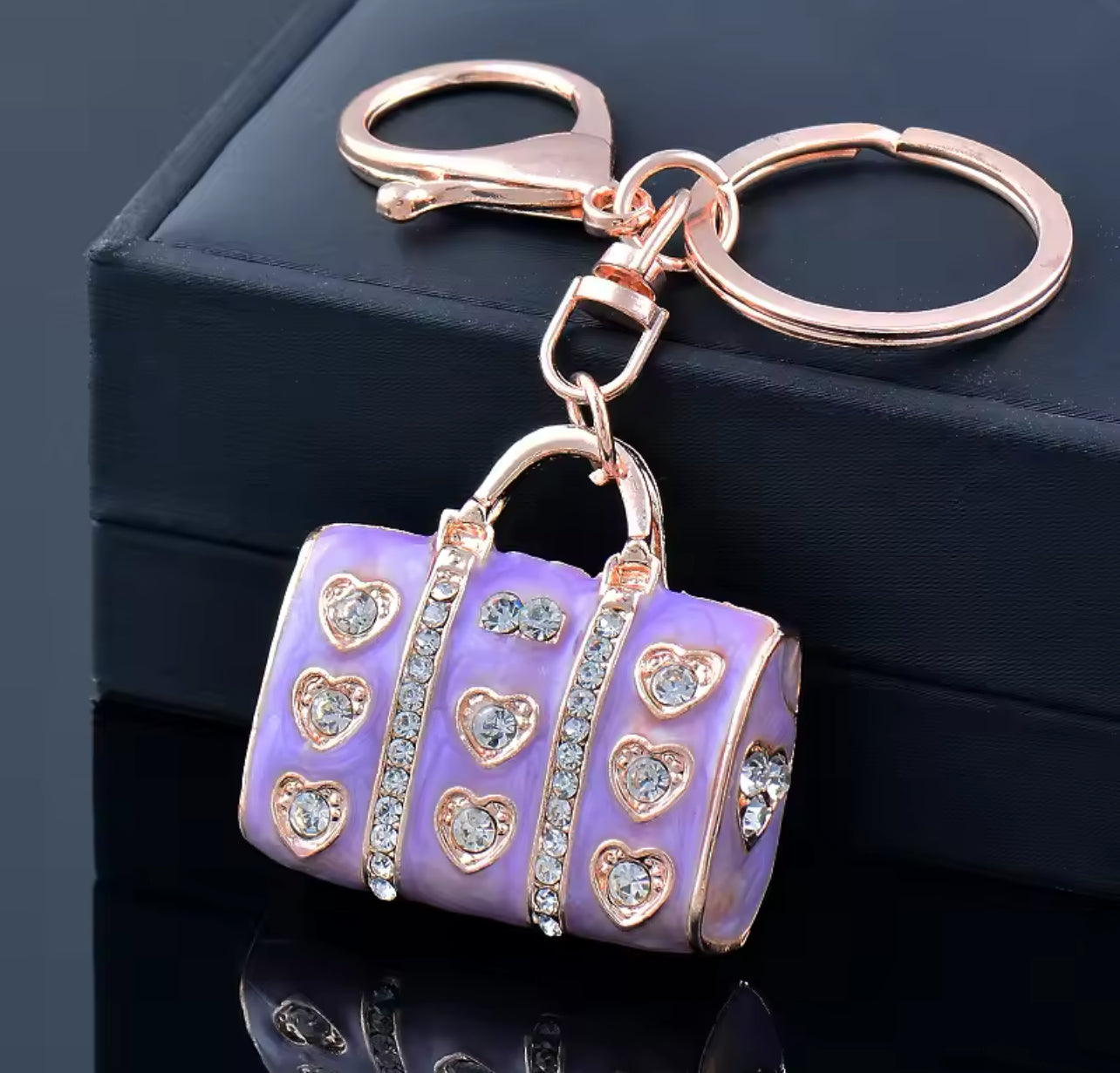 Crystal Handbag Keychains