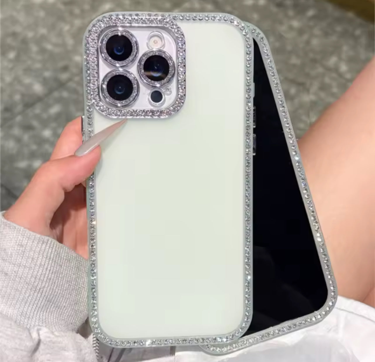 Matte Case w/ Bling Diamond