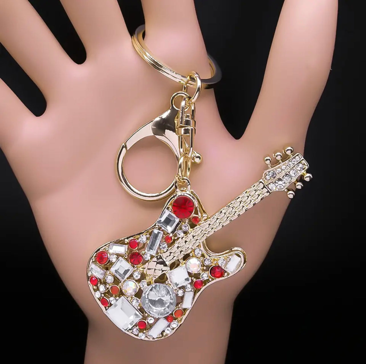 Guitar rhinestone