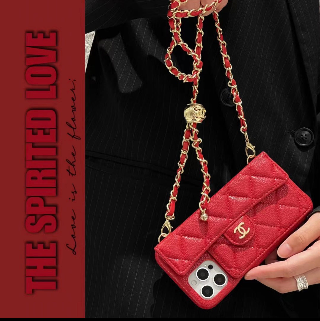 CC Luxury Wallet Long Strap