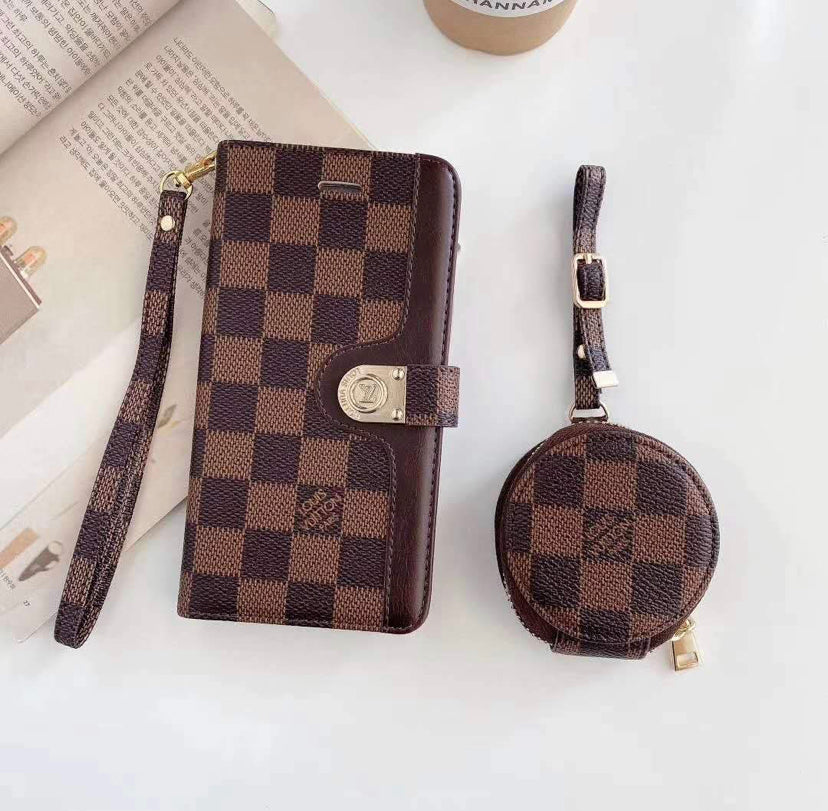 Lux wallet with AirPods
