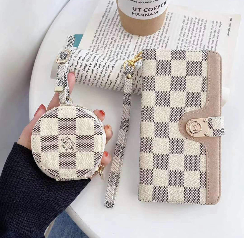 Lux wallet with AirPods