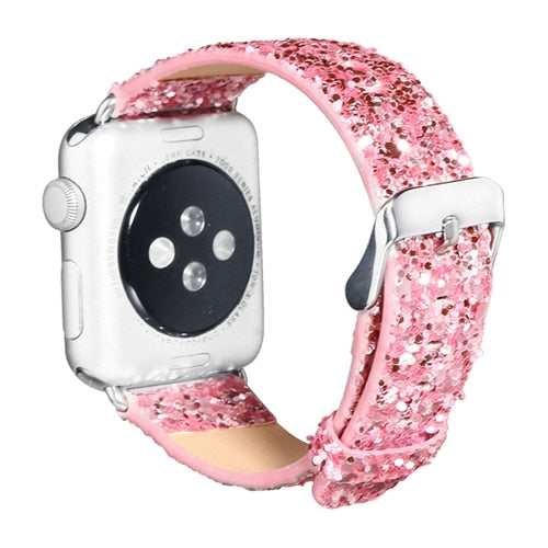 Shiny Glitter Power PU Leather Bling - willbling