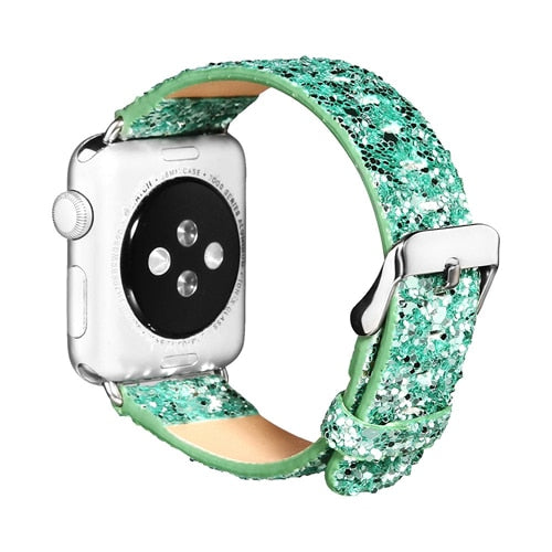 Shiny Glitter Power PU Leather Bling - willbling