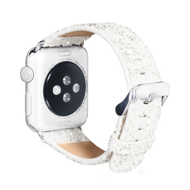 Shiny Glitter Power PU Leather Bling - willbling
