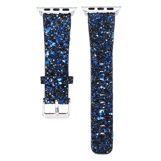 Shiny Glitter Power PU Leather Bling - willbling