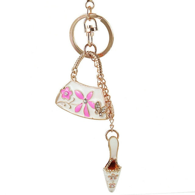 Crystal Handbag Keychains - willbling