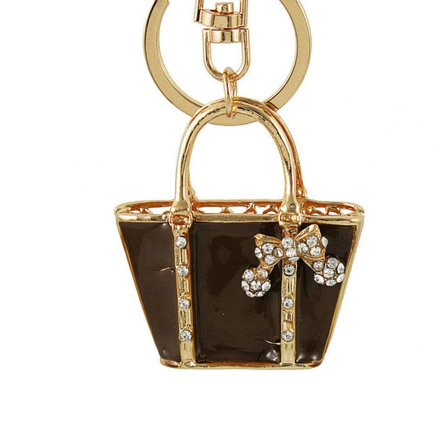 Crystal Handbag Keychains - willbling