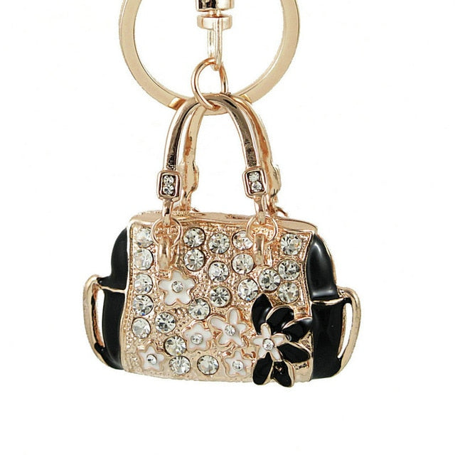 Crystal Handbag Keychains - willbling