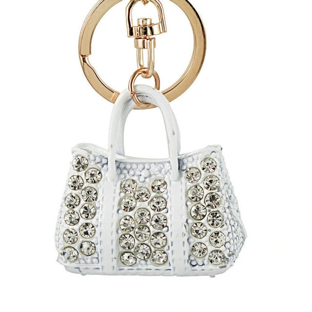 Crystal Handbag Keychains - willbling