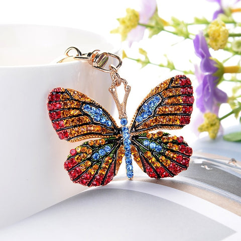 Image of Colorful Butterfly Keychain - willbling