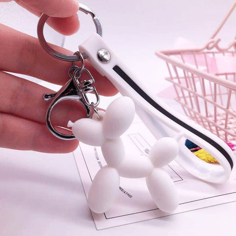 Image of Cartoon Balloon Dog Keychain - willbling