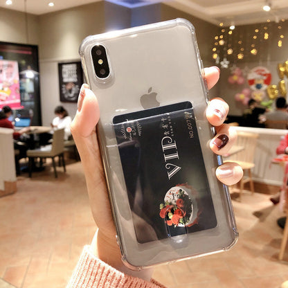Transparent  Card Holder Phone - willbling